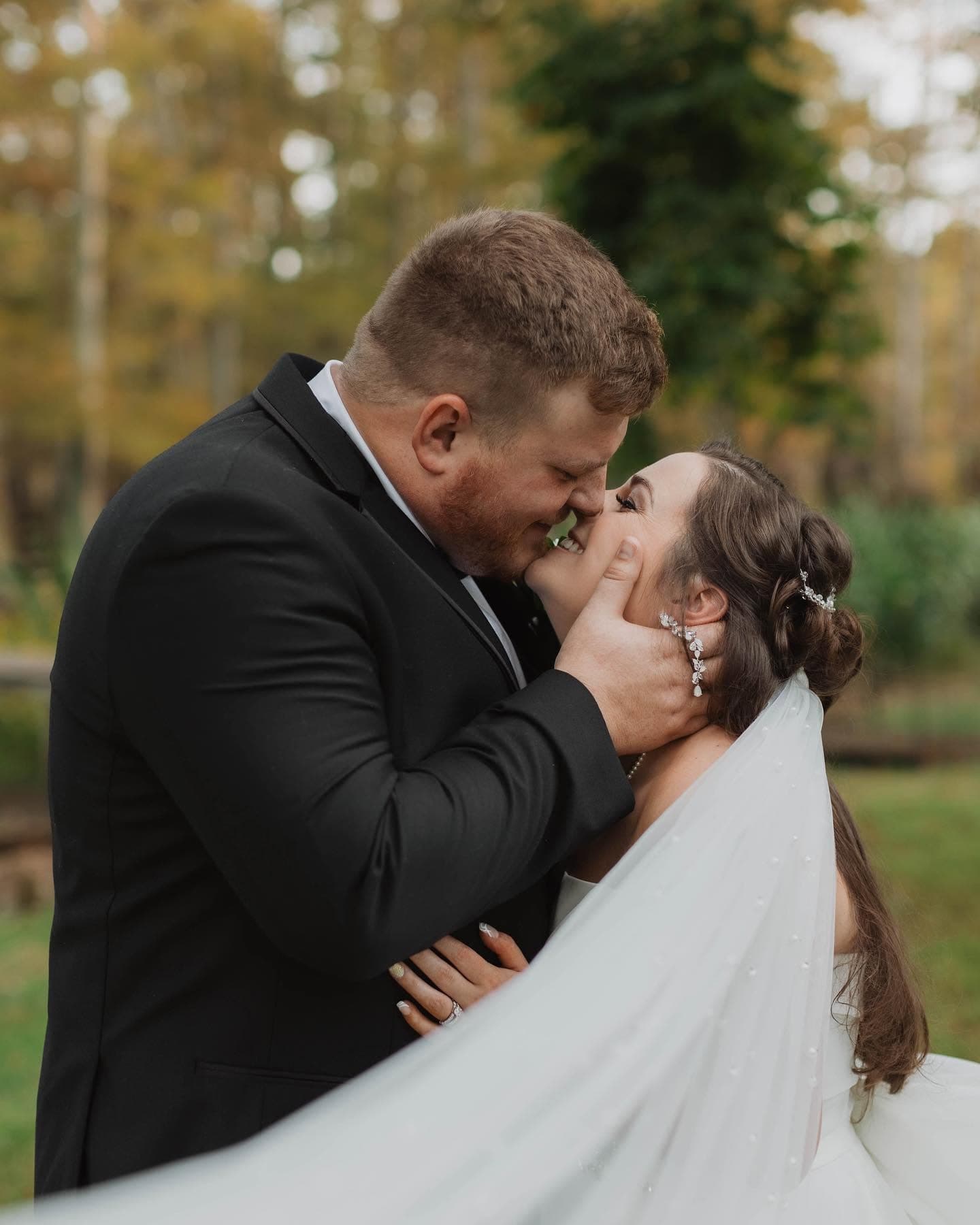 A couple, the moment after